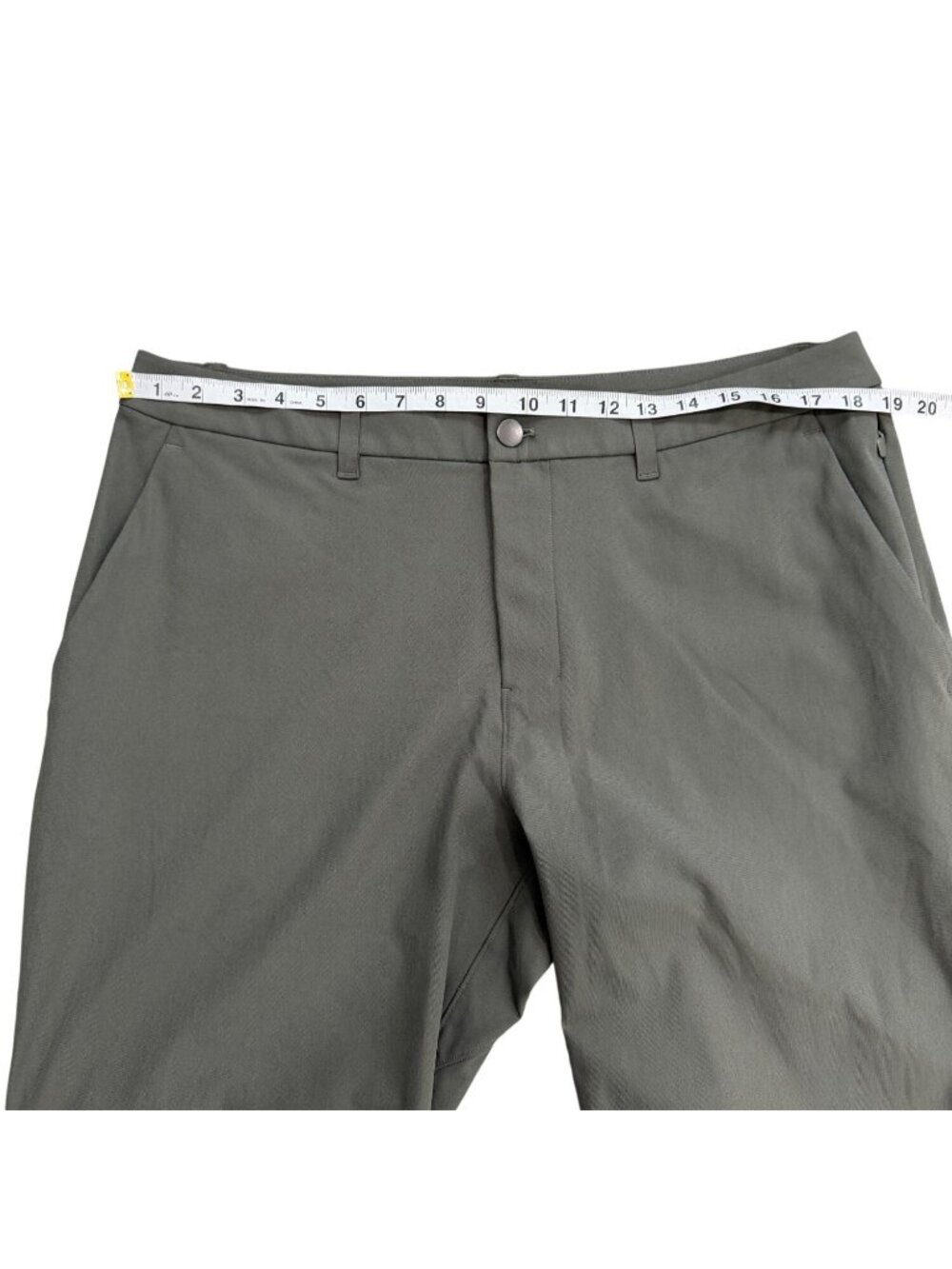 Lululemon Mens Size 36 Pants ABC Classic Fit Gray Chino LM5AR1S - Picture 5 of 6